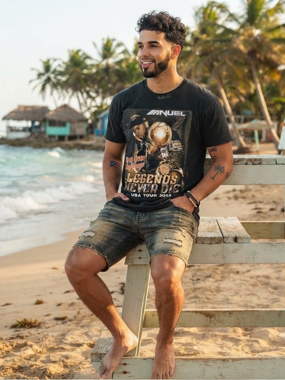 Anuel AA Unisex Medium T-Shirt